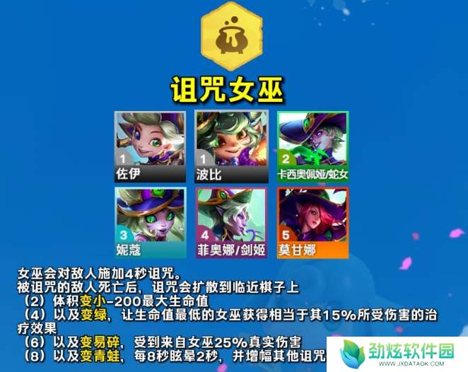 云顶之弈s12诅咒女巫羁绊介绍