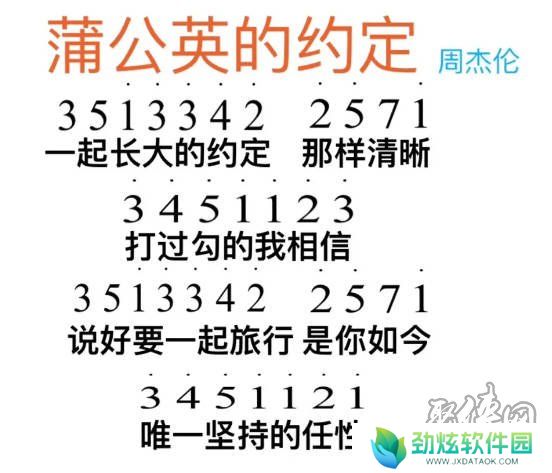 元梦之星乐谱大全 元梦之星周杰伦歌谱分享