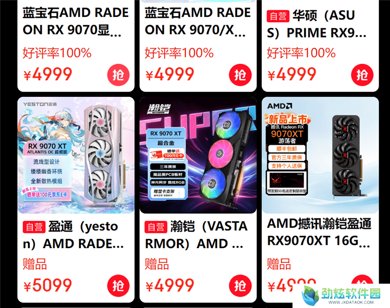AMD与NVIDIA竞争示意图